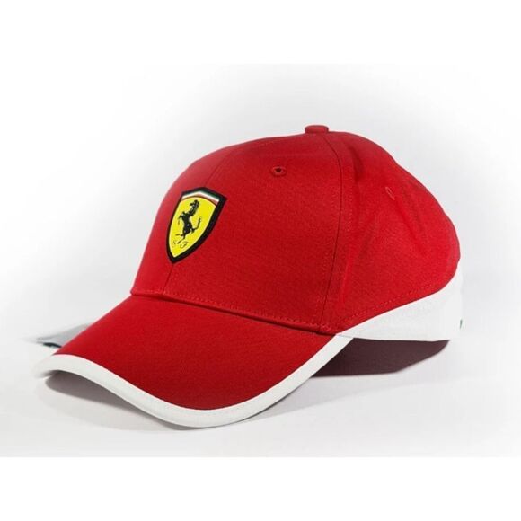 Ferrari - Scudetto Baseball Cap in  Red / Néw With Tags - Picture 2 of 5